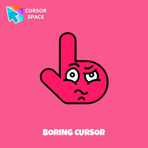 Boring cursor pointer cursor